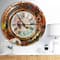 Designart 'People And Time Acrylic Painting Industrial Wall Clock